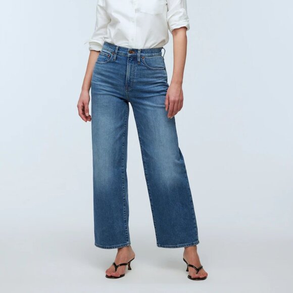 Madewell Denim - Madewell The Perfect Vintage Wide-Leg Jeans Size 28 NWT